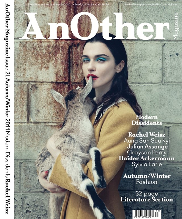 Rachel Weisz AnOther Magazine cover Craig McDean 2011