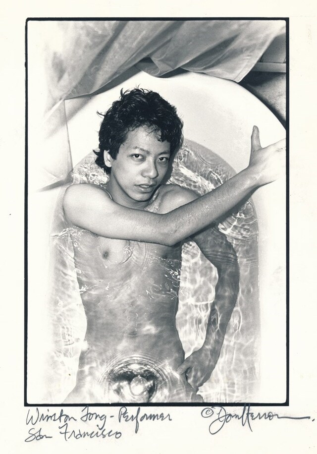 Don Herron Tub Shots Nude Photos 1980s Winston Fong