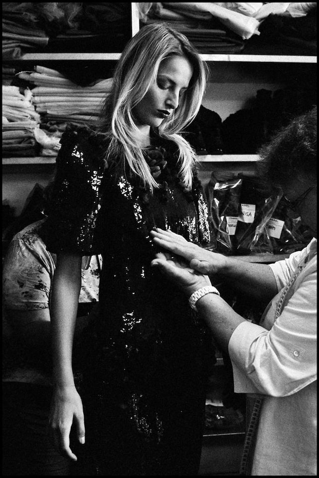 Chanel haute couture fittings