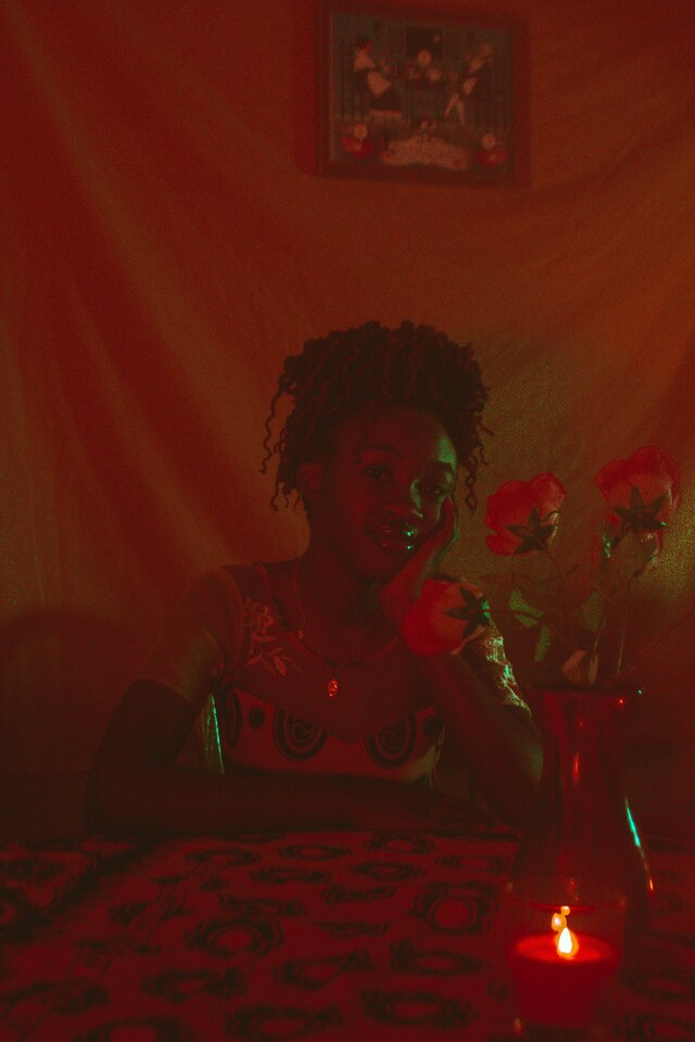 No Shoes On My Carpet Exhibition Black Living Room Photo