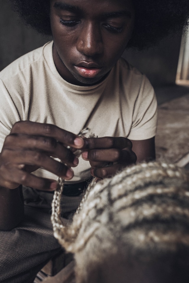 No Shoes On My Carpet Exhibition Black Living Room Photo