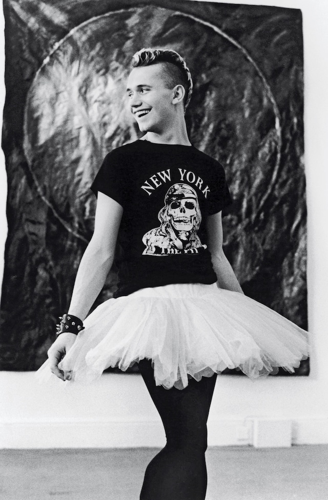 1. Michael Clark during the opening of Derek Jarma