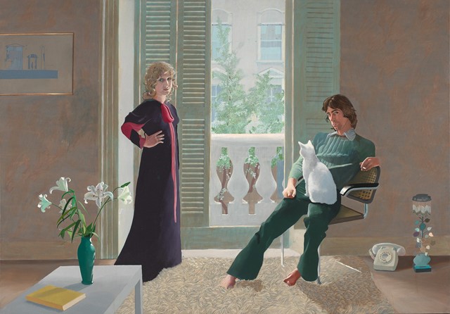 David Hockney, Mr and Mrs Clark and Percy, 1970-71, acrylic