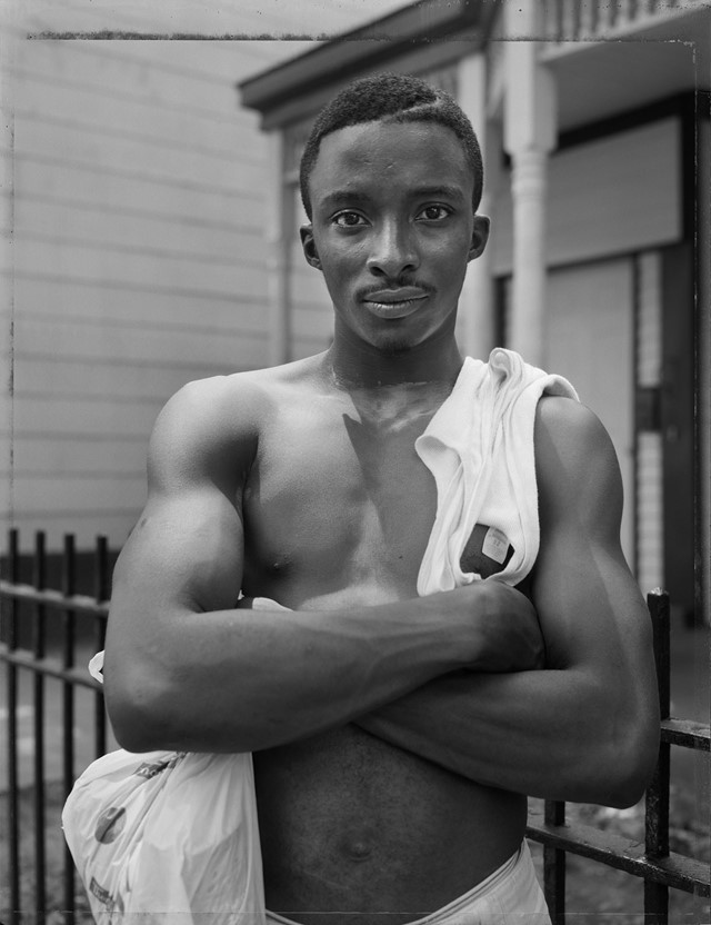 Dawoud Bey. ‘A Shirtless Young Man’, Brooklyn, NY 1988, from