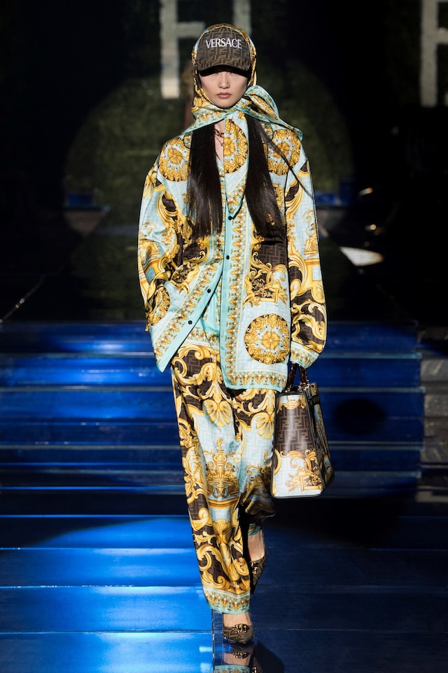 Versace Fendi Fendace collaboration Kim Jones Donatella