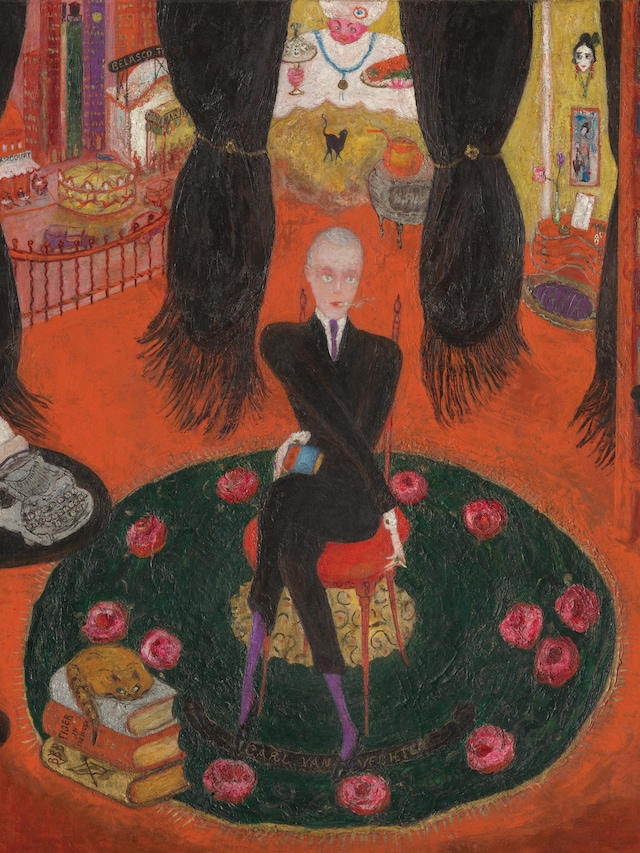 Portrait of Carl Van Vechten, Florine Stettheimer, 1922