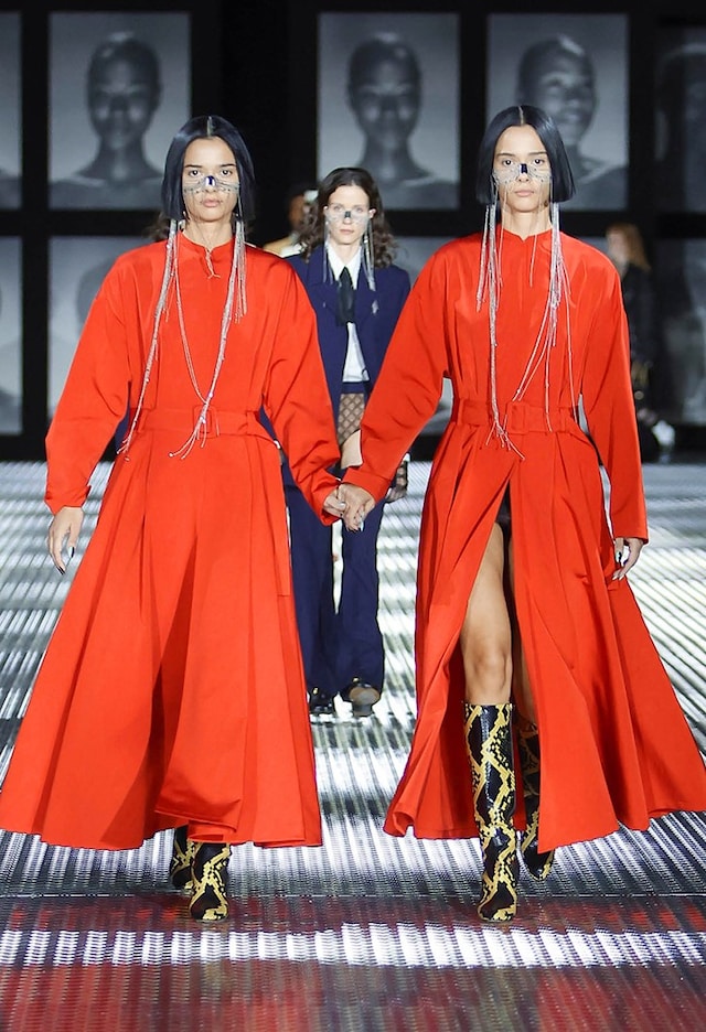 Gucci Spring/Summer 2023 SS23 Twinsberg twins show