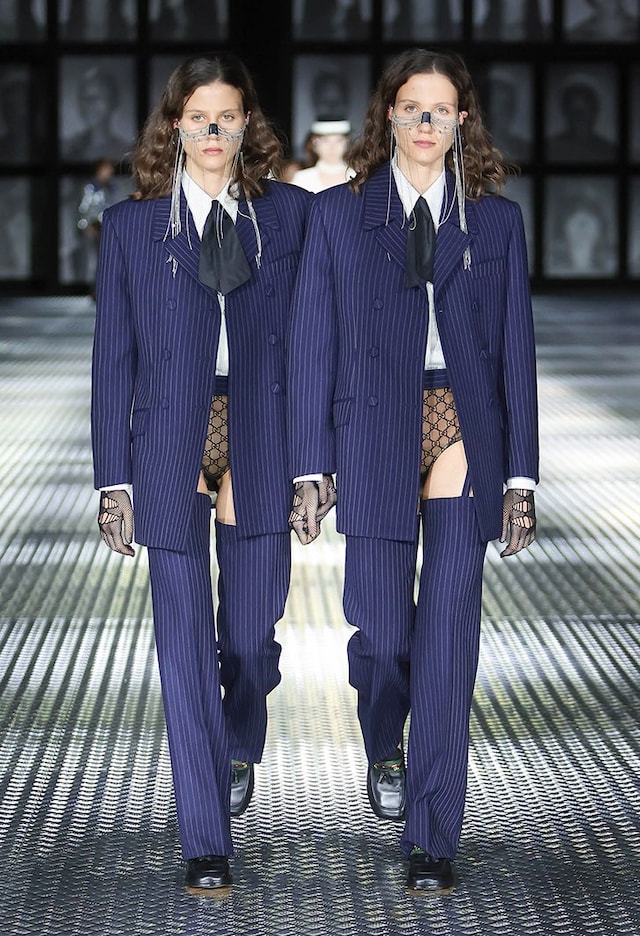 Gucci Spring/Summer 2023 SS23 Twinsberg twins show