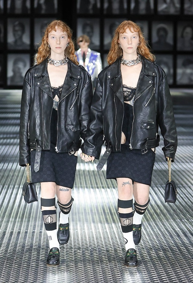 Gucci Spring/Summer 2023 SS23 Twinsberg twins show