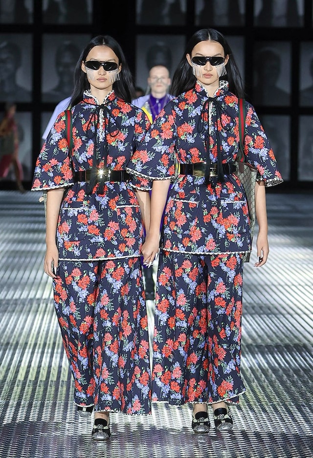 Gucci Spring/Summer 2023 SS23 Twinsberg twins show