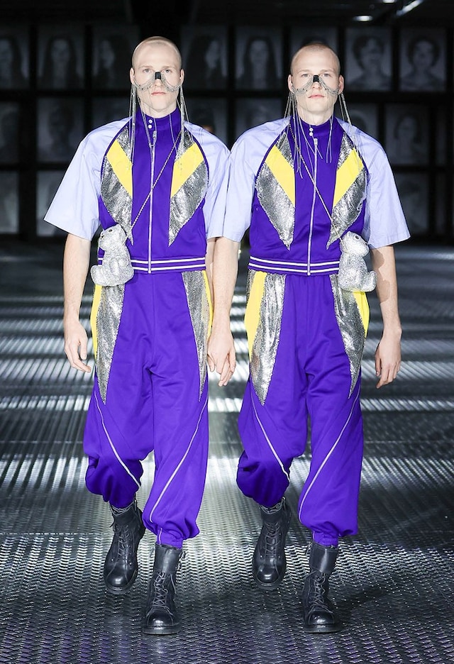 Gucci Spring/Summer 2023 SS23 Twinsberg twins show