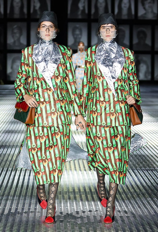 Gucci Spring/Summer 2023 SS23 Twinsberg twins show