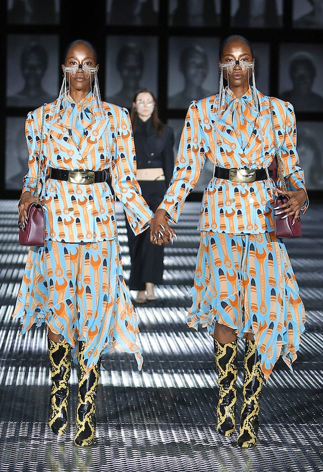 Gucci Spring/Summer 2023 SS23 Twinsberg twins show