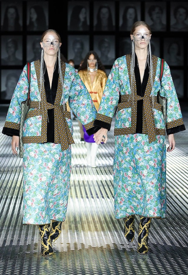 Gucci Spring/Summer 2023 SS23 Twinsberg twins show