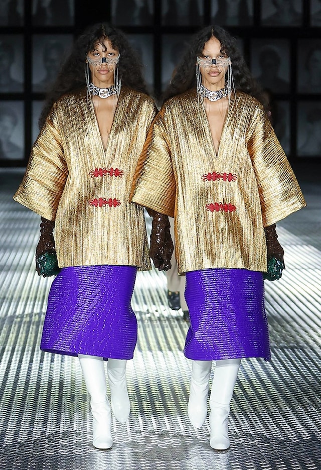 Gucci Spring/Summer 2023 SS23 Twinsberg twins show