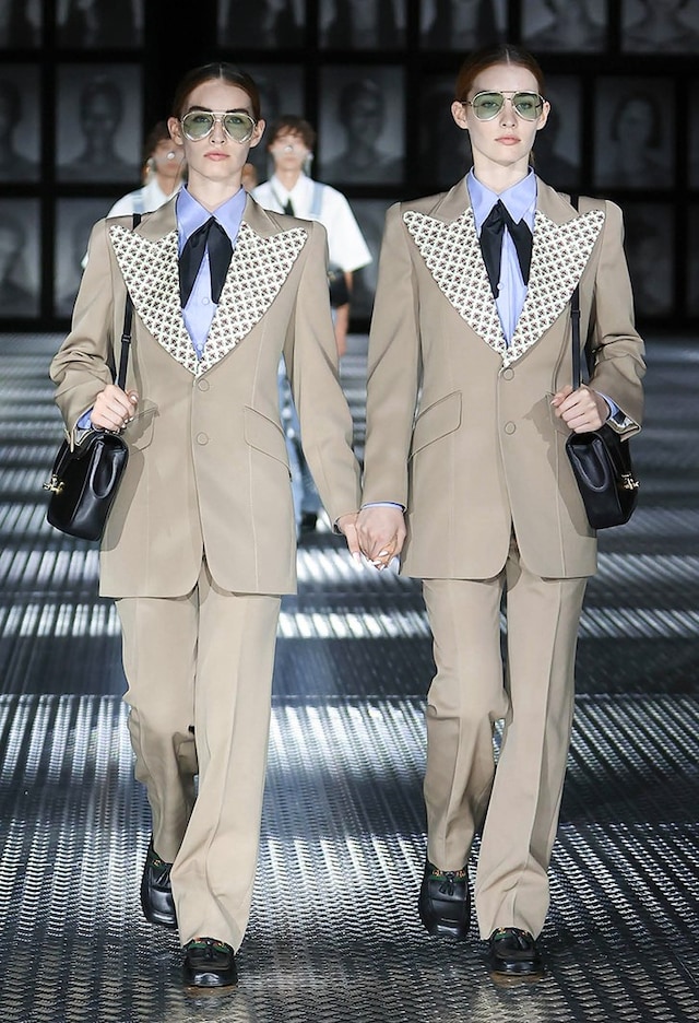 Gucci Spring/Summer 2023 SS23 Twinsberg twins show