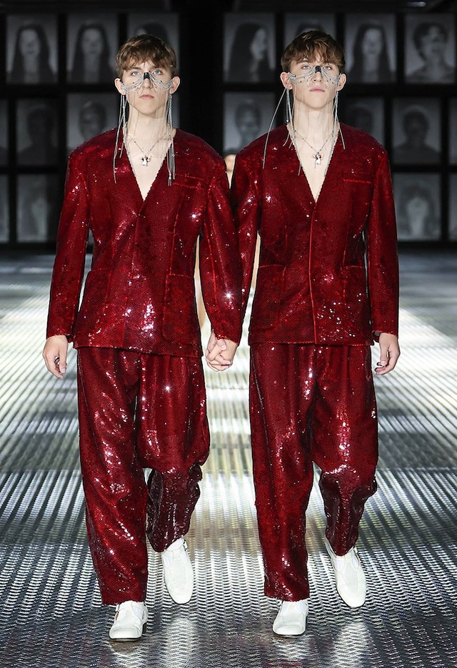Gucci Spring/Summer 2023 SS23 Twinsberg twins show