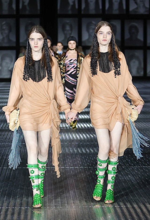 Gucci Spring/Summer 2023 SS23 Twinsberg twins show