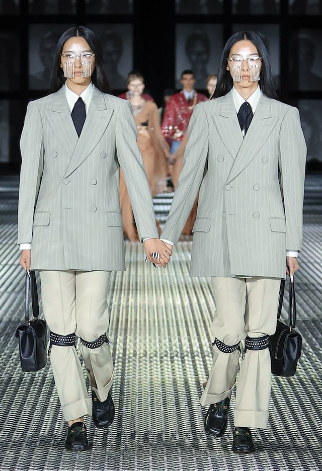 Gucci Spring/Summer 2023 SS23 Twinsberg twins show