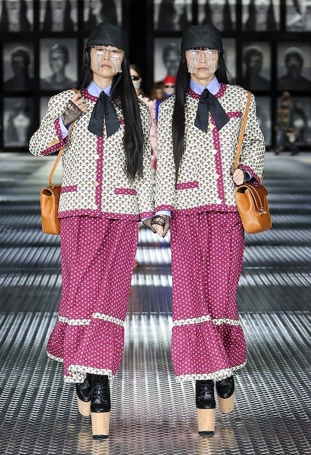 Gucci Spring/Summer 2023 SS23 Twinsberg twins show
