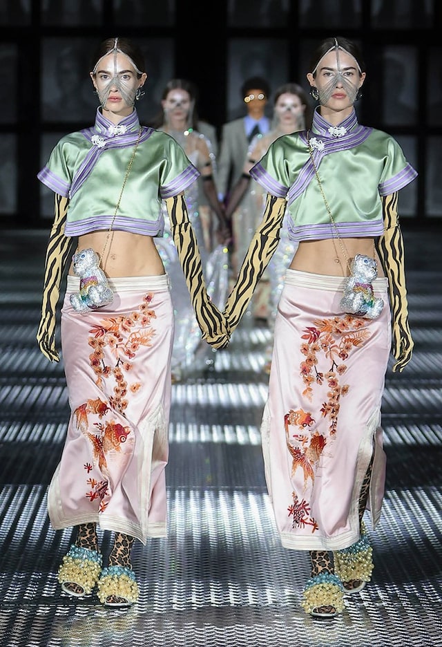 Gucci Spring/Summer 2023 SS23 Twinsberg twins show