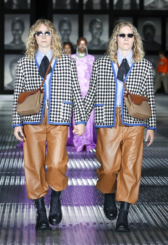 Gucci Spring/Summer 2023 SS23 Twinsberg twins show