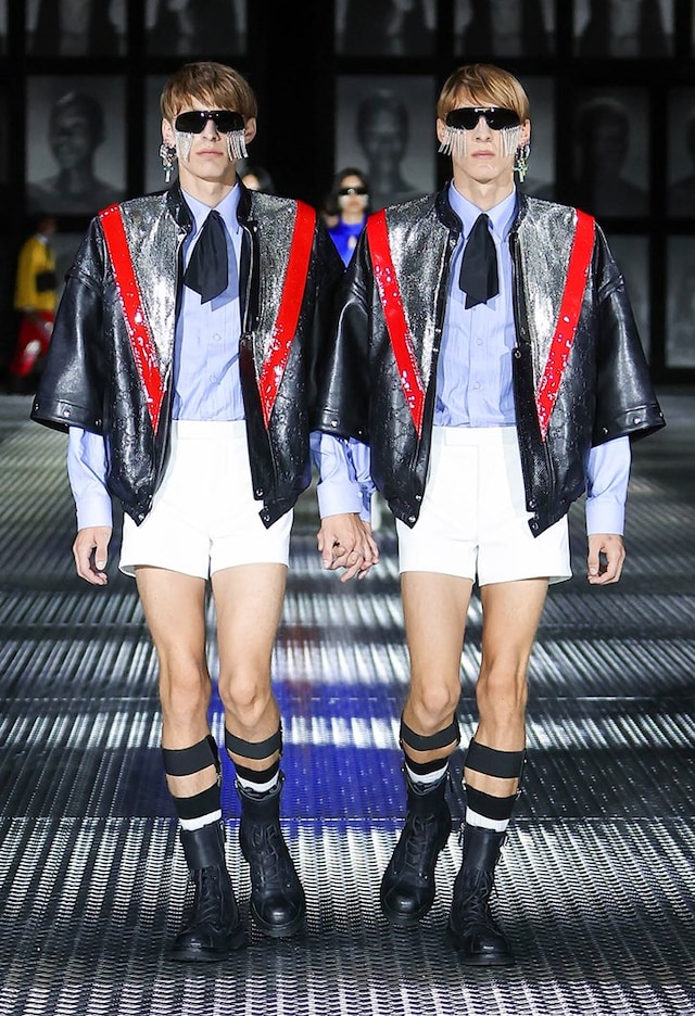 Gucci Spring/Summer 2023 SS23 Twinsberg twins show