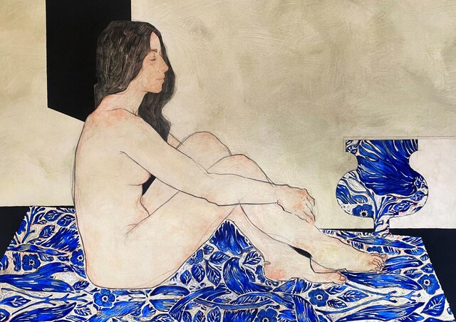 Nikoleta Sekulovic, &#39;Coeruleus&#39;, 2022, acrylic and