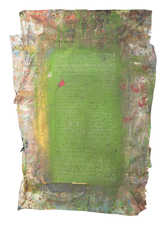 Howardena Pindell, Untitled (Stencil), 1970 Mixed 