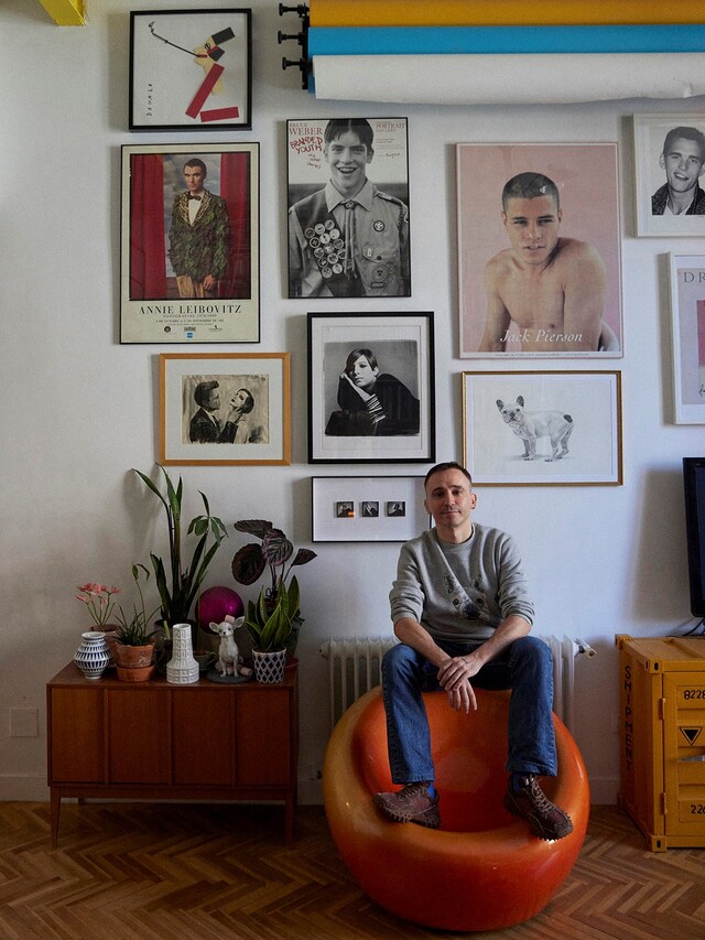 Luis Venegas in his Madrid home, 2023 Elise By Olsen