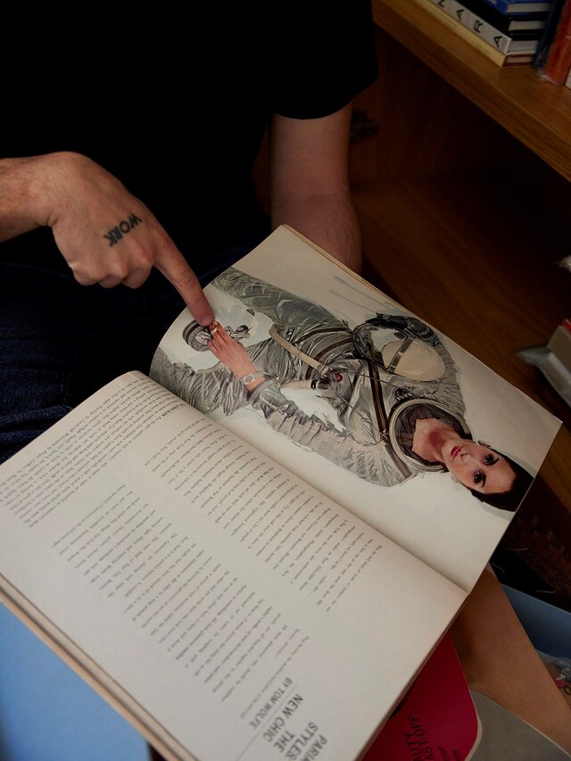 Luis Venegas in his Madrid home, 2023 Elise By Olsen