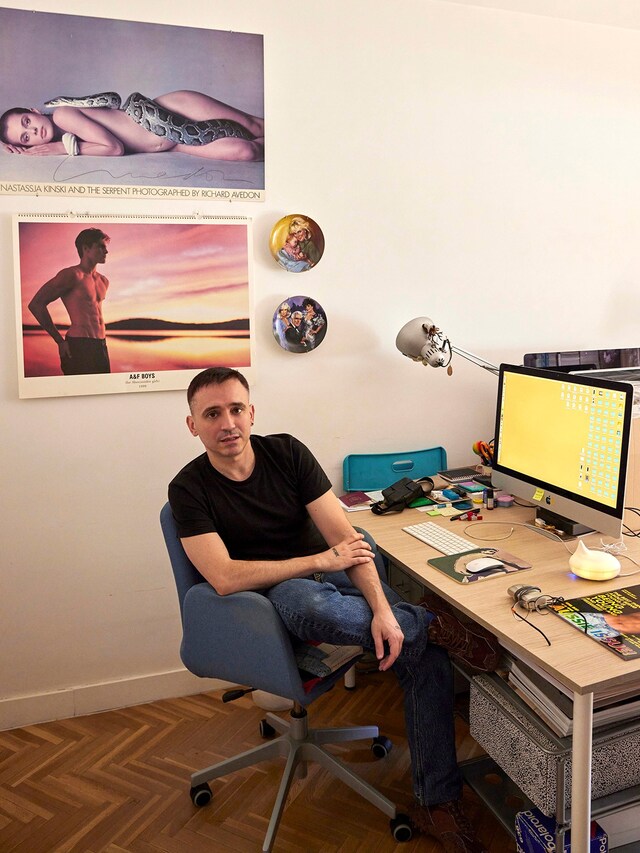Luis Venegas in his Madrid home, 2023 Elise By Olsen