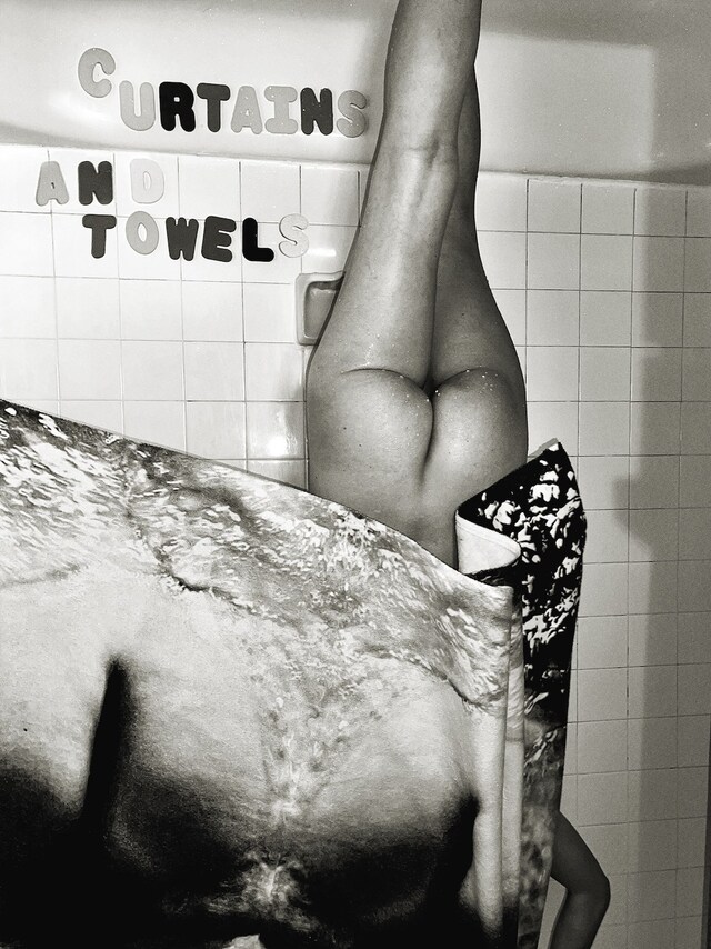 Curtains and Towels by Katie Burnett