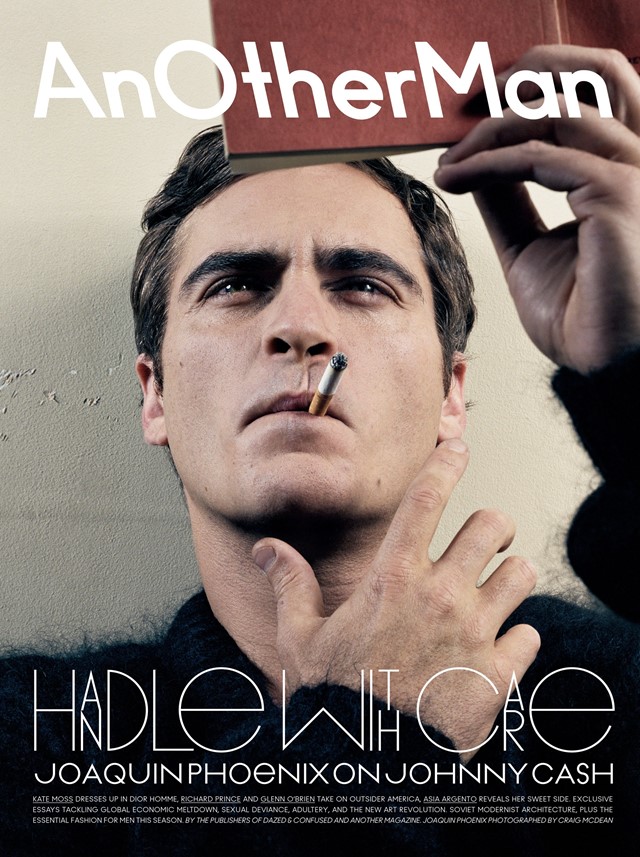 Joaquin Phoenix for Another Man Issue 1