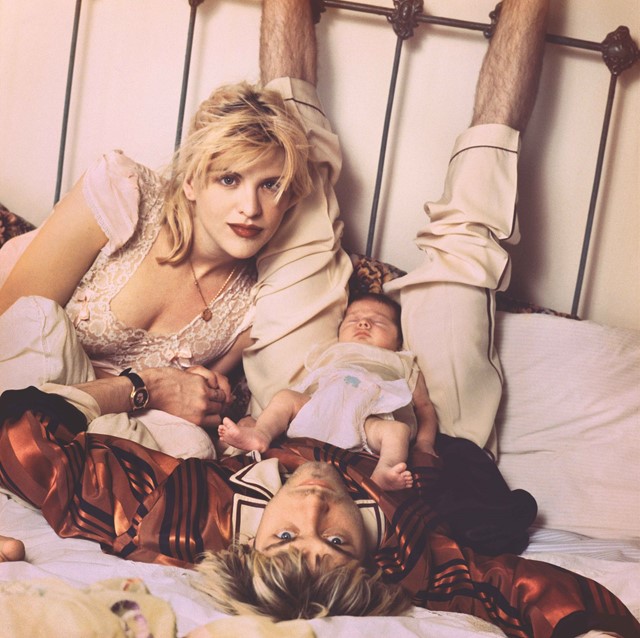 Kurt Cobain, Courtney Love and Frances Bean Guzman Family