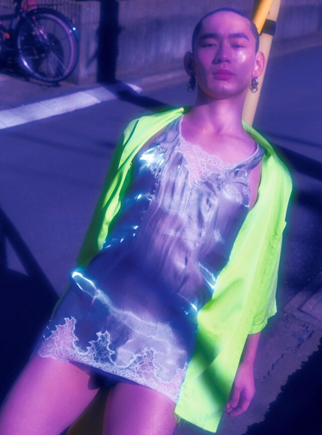 Momo Okabe for Another Man Summer/Autumn 2024
