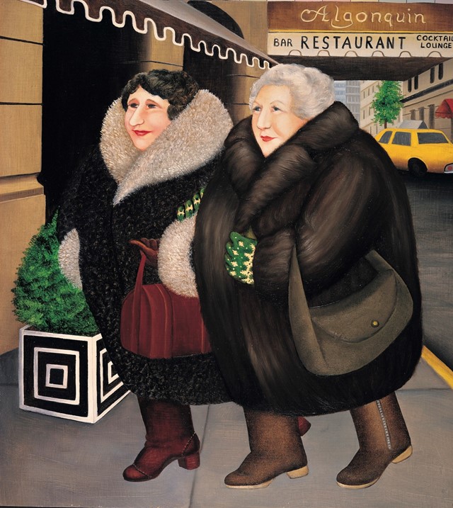 Beryl Cook, Bar and Barbara, 1984