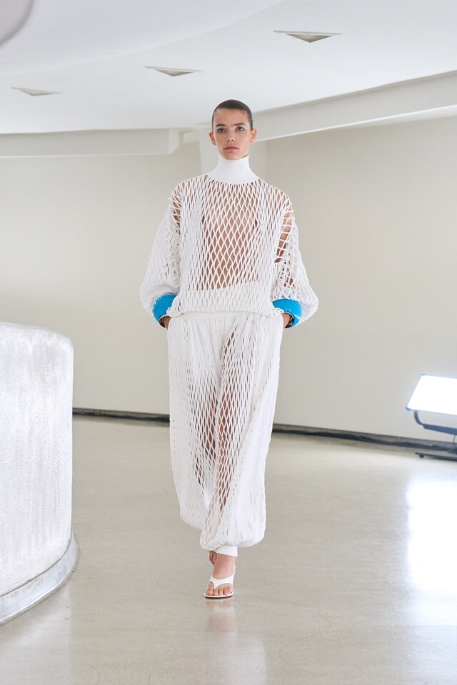 Ala&#239;a Winter/Spring 2025 WS25 NYFW Guggenheim Pieter Mulier