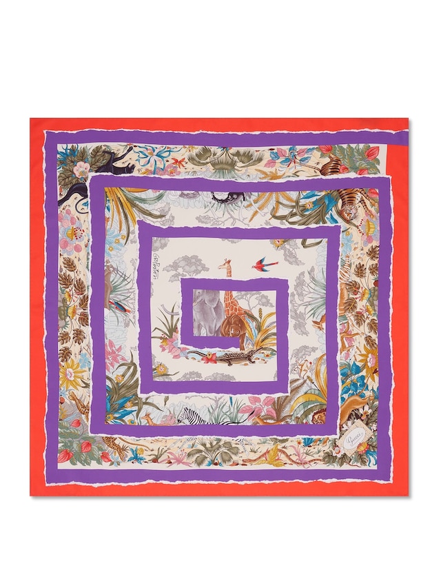 90x90 Silk Scarves Project by Gucci