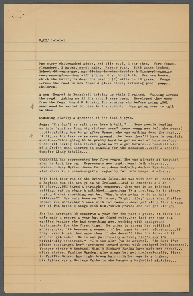 The Joan Didion Archive Notes to John Gregory Dunne