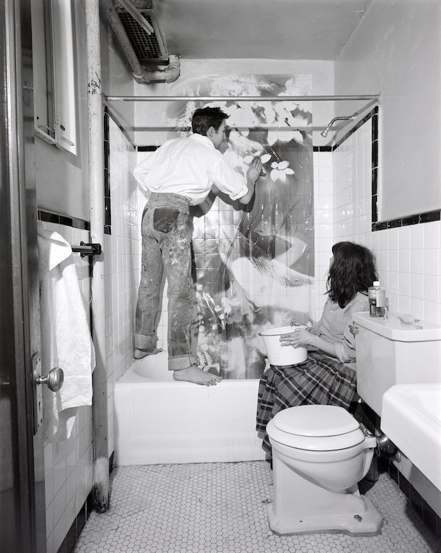 Los planos de Robert Rauschenberg y Susan Weil, 1950