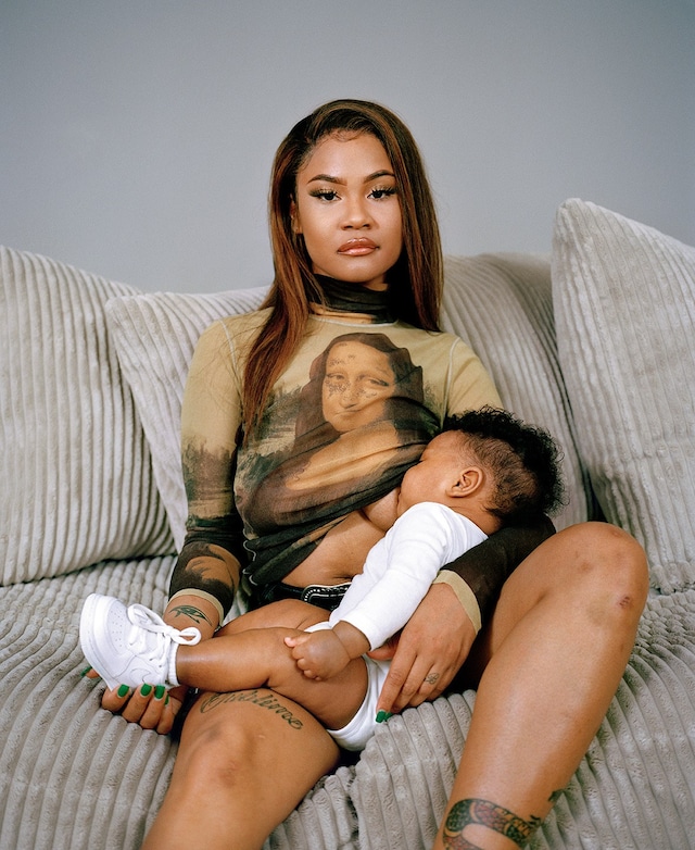 Cleo and her son Andy at home 2019 C Hajar Benjida