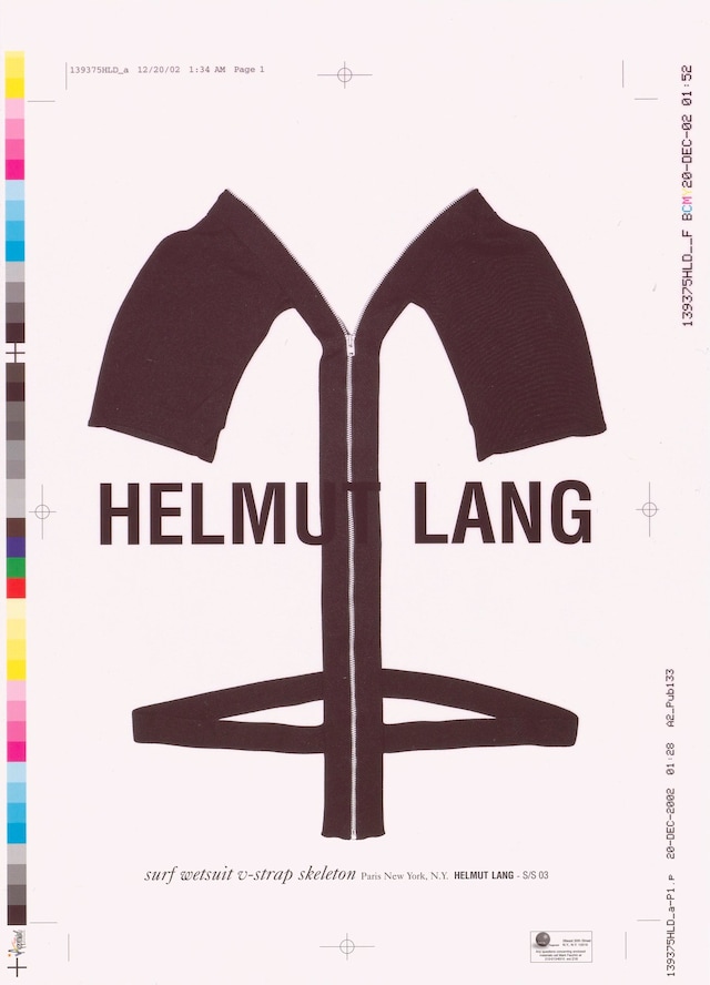 Helmut Lang S&#233;ance De Travail 1986–2005