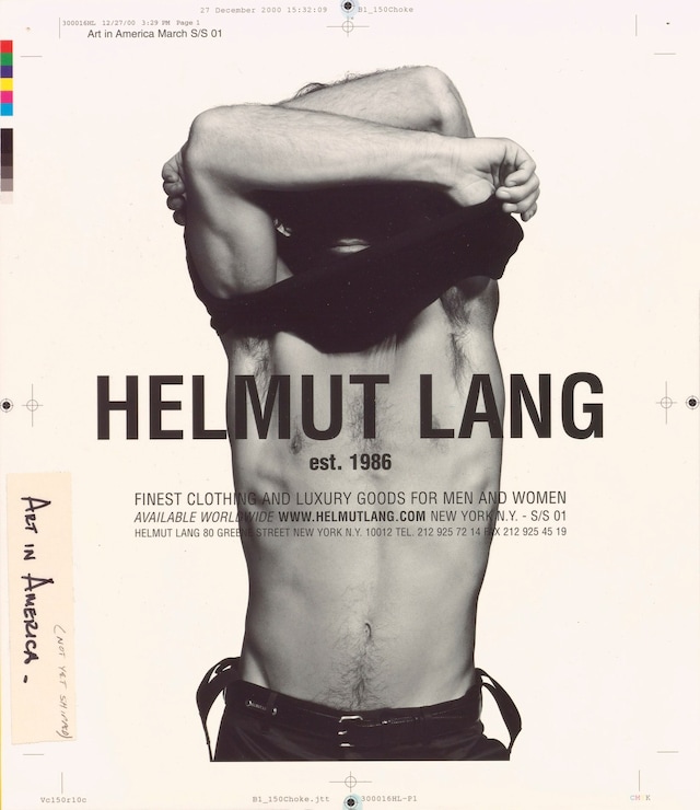 Helmut Lang Séance De Travail 1986–2005