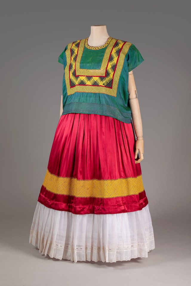 Tehuana dresses from Kahlo’s archive