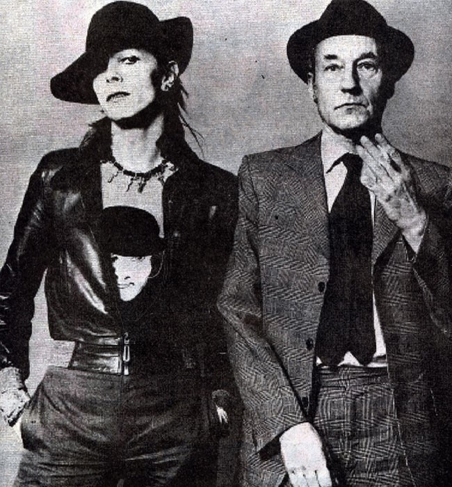 William S. Burroughs and David Bowie