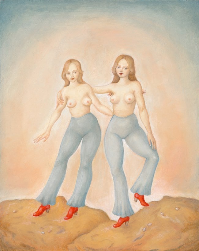 4 Lorena Lohr Two Girls In Jeans