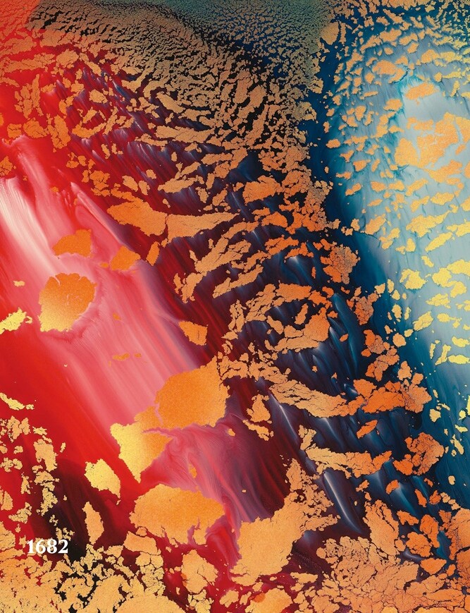 Taken from the Nature Paintings series by Keith Tyson, 2008 