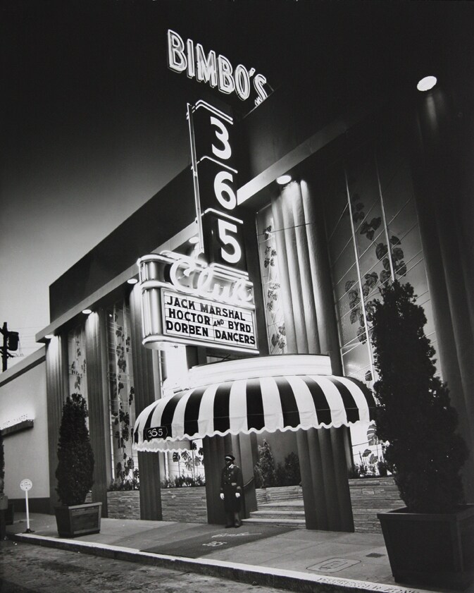New Year’s, Bimbo’s 365 Club, 1957, San Francisco, Californi