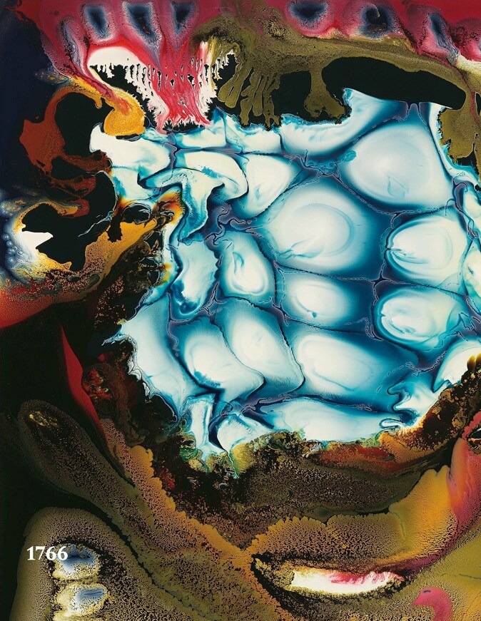 Taken from the Nature Paintings series by Keith Tyson, 2008